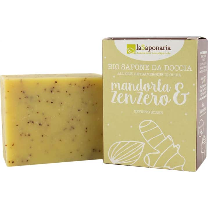 La Saponaria Jabón en Pastilla Almendra y Jengibre 100 g
