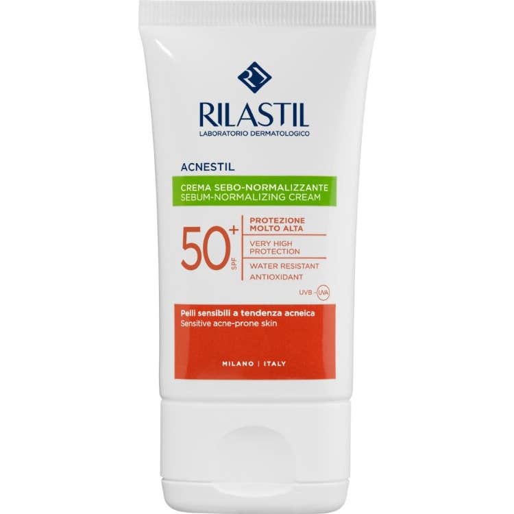 Rilastil Sun System Acnestil Crema Seborreguladora SPF50+ 40 ml