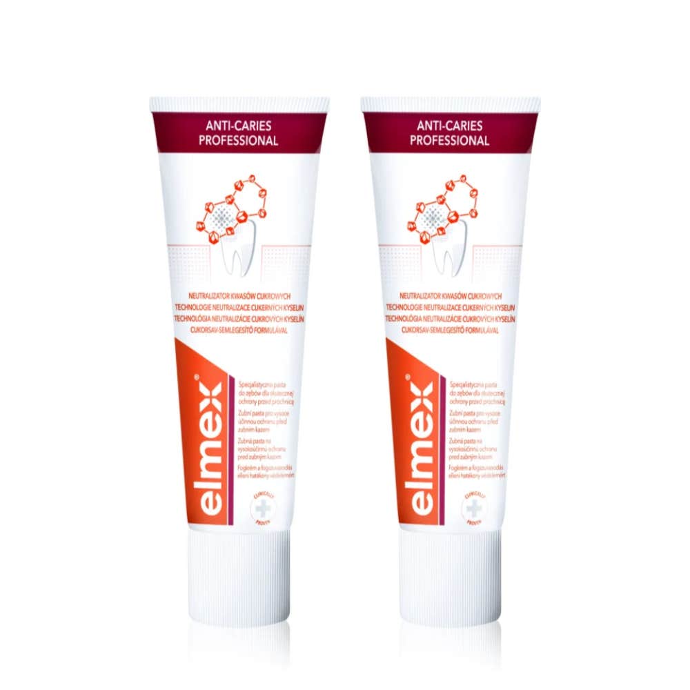 Elmex Anti-Caries Profesional Dentífrico 2x100ml