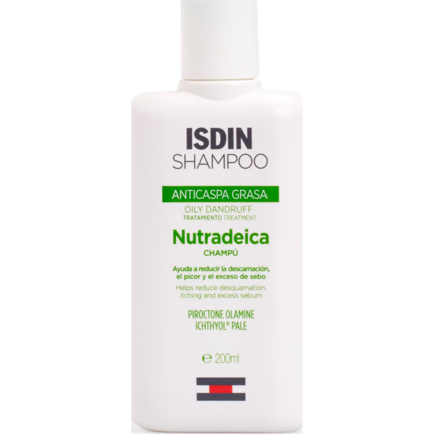 ISDIN Shampoo Nutradeica Champú Anticaspa Grasa 200ml