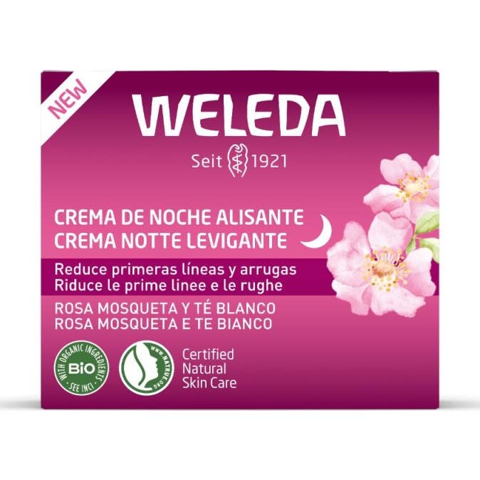 Weleda Crema de noche Alisante Rosa Mosqueta y Té Blanco 40 ml