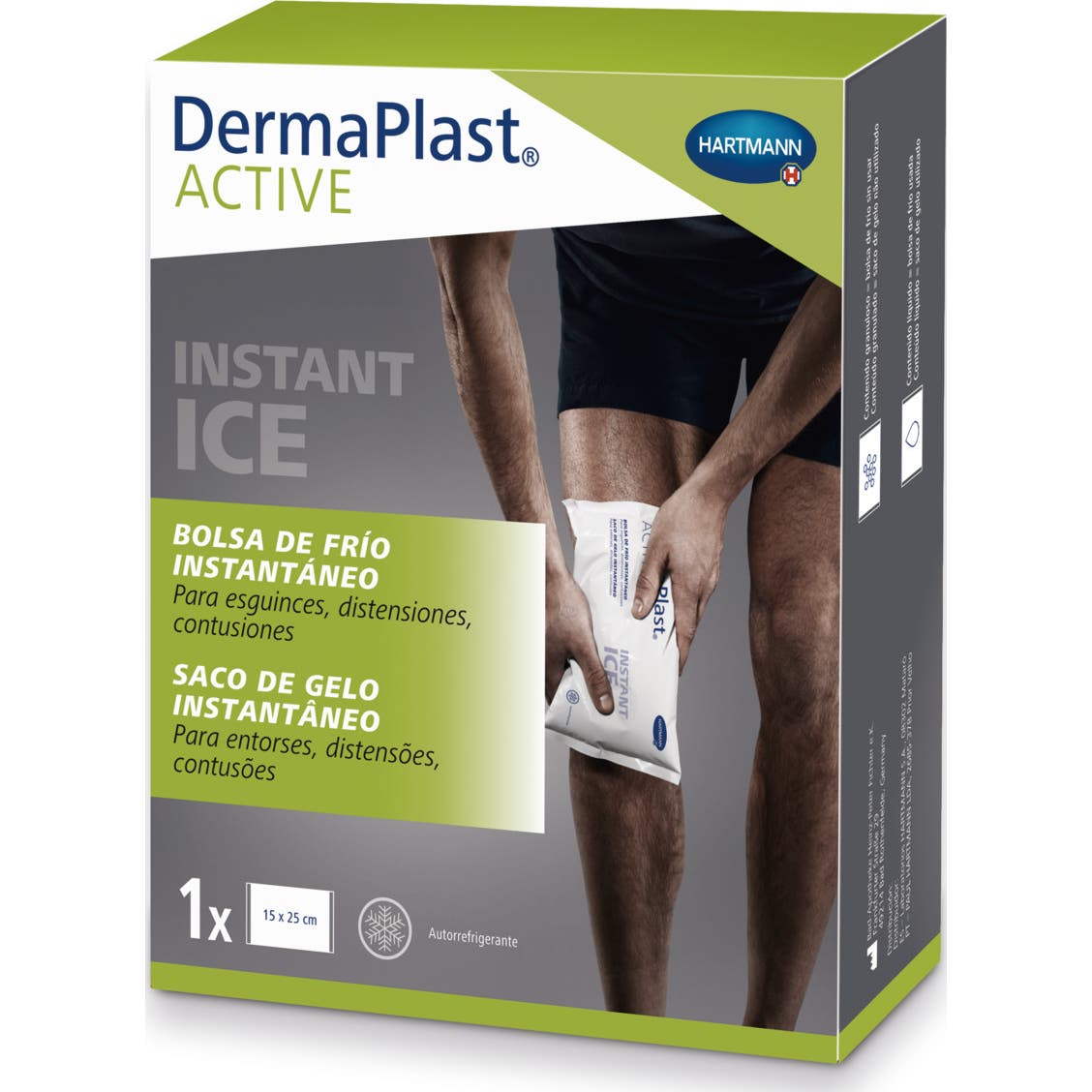 DermaPlast Active Instant Ice Bolsa de Frío Instantáneo 15x25cm