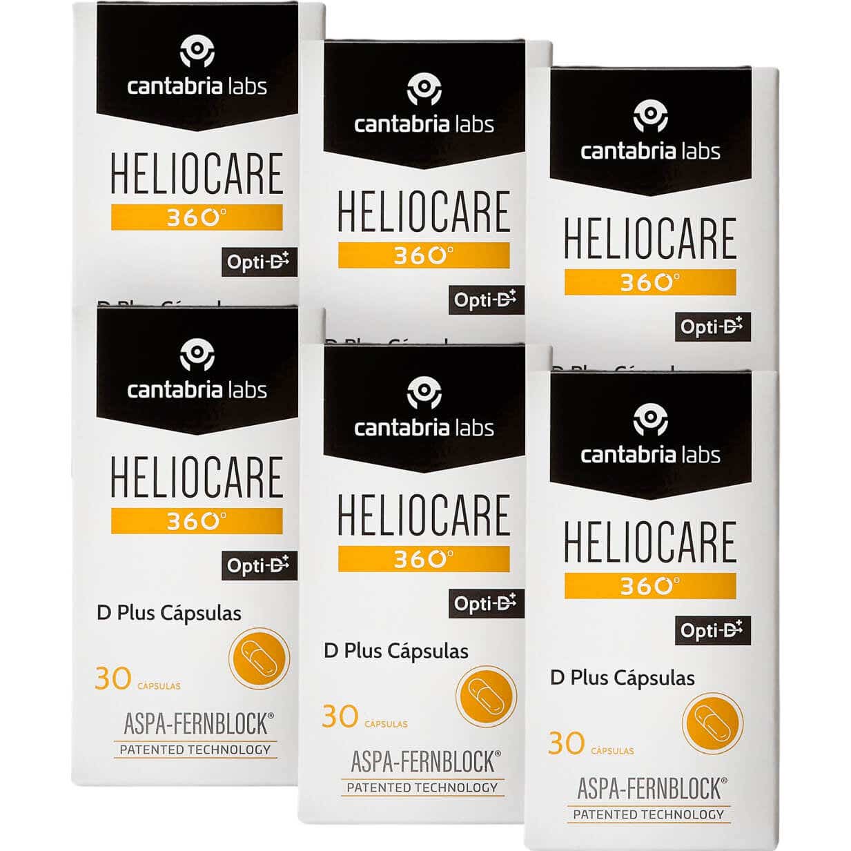 Heliocare 360º D Plus Cápsulas 6x30caps
