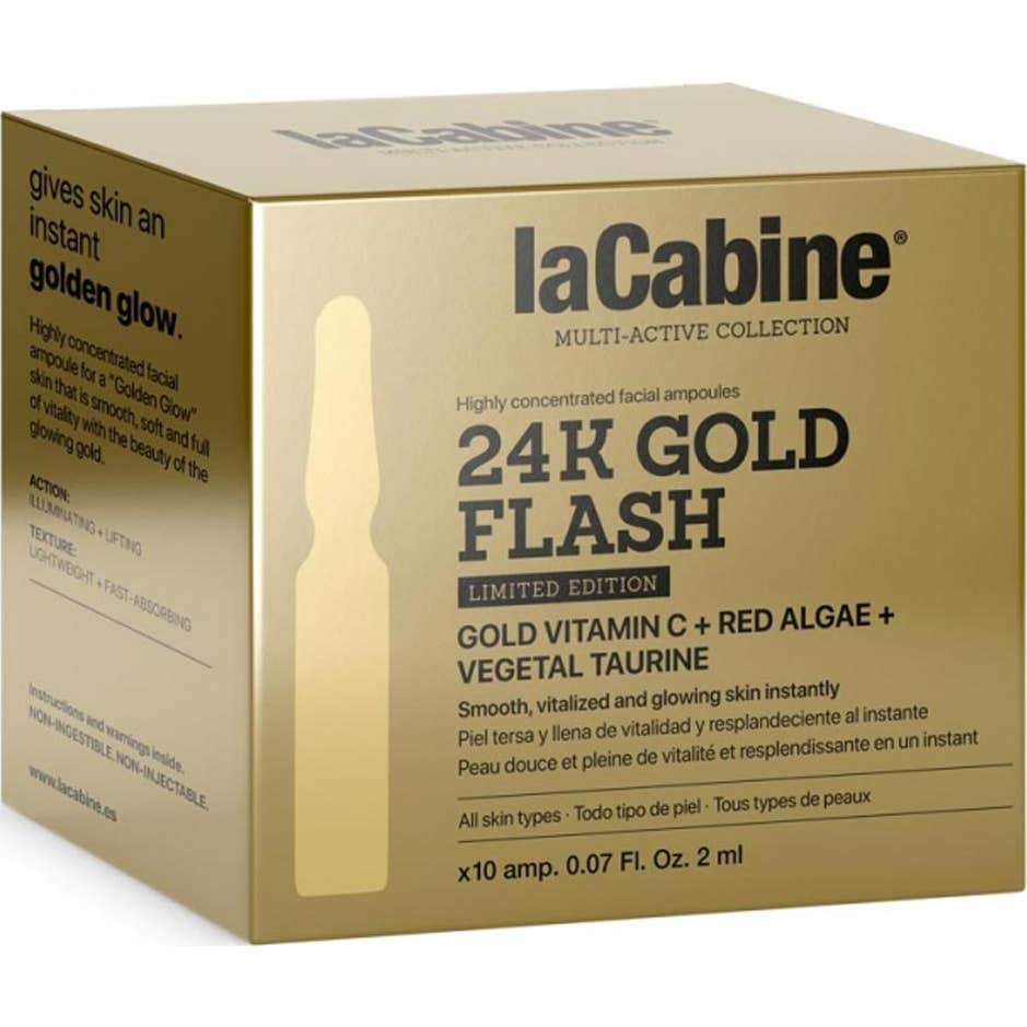 La Cabine 24K Gold Flash Effect Ampoule 10x2ml