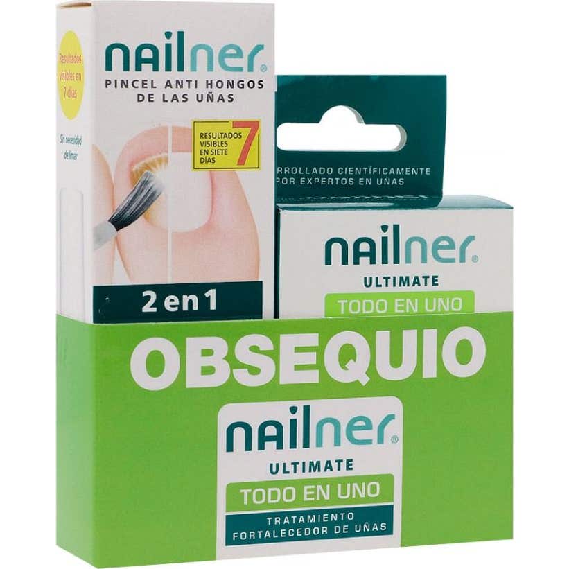 Nailner Ultimate + Nailner Pincel 2 en 1 10 ml