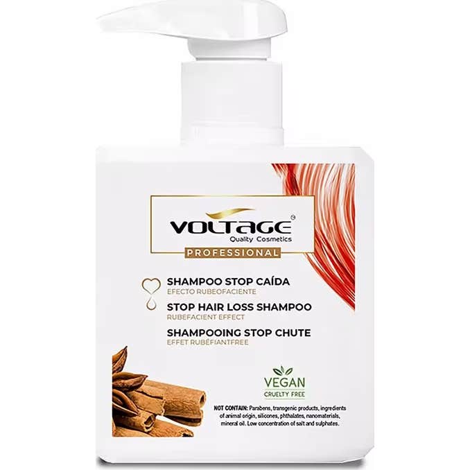 Voltage Cosmetics Stop Caída Champú 500 Ml - Imagen 2