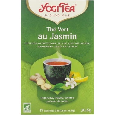 Yogi Tea Thé Vert Jasmin 17 uds