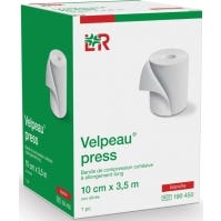 Velpeau Press Venda Compresión Cohesiva Blanca 10 cmx3,5m 1 ud
