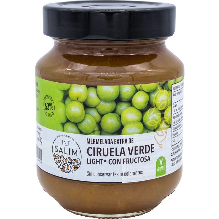 Int-Salim Mermelada Ciruela Verde Sin Azúcar 325g | Natural Doctor