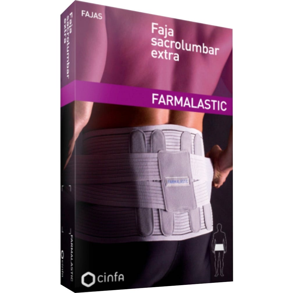 Farmalastic faja sacrolumbar extra gris T-3 1ud