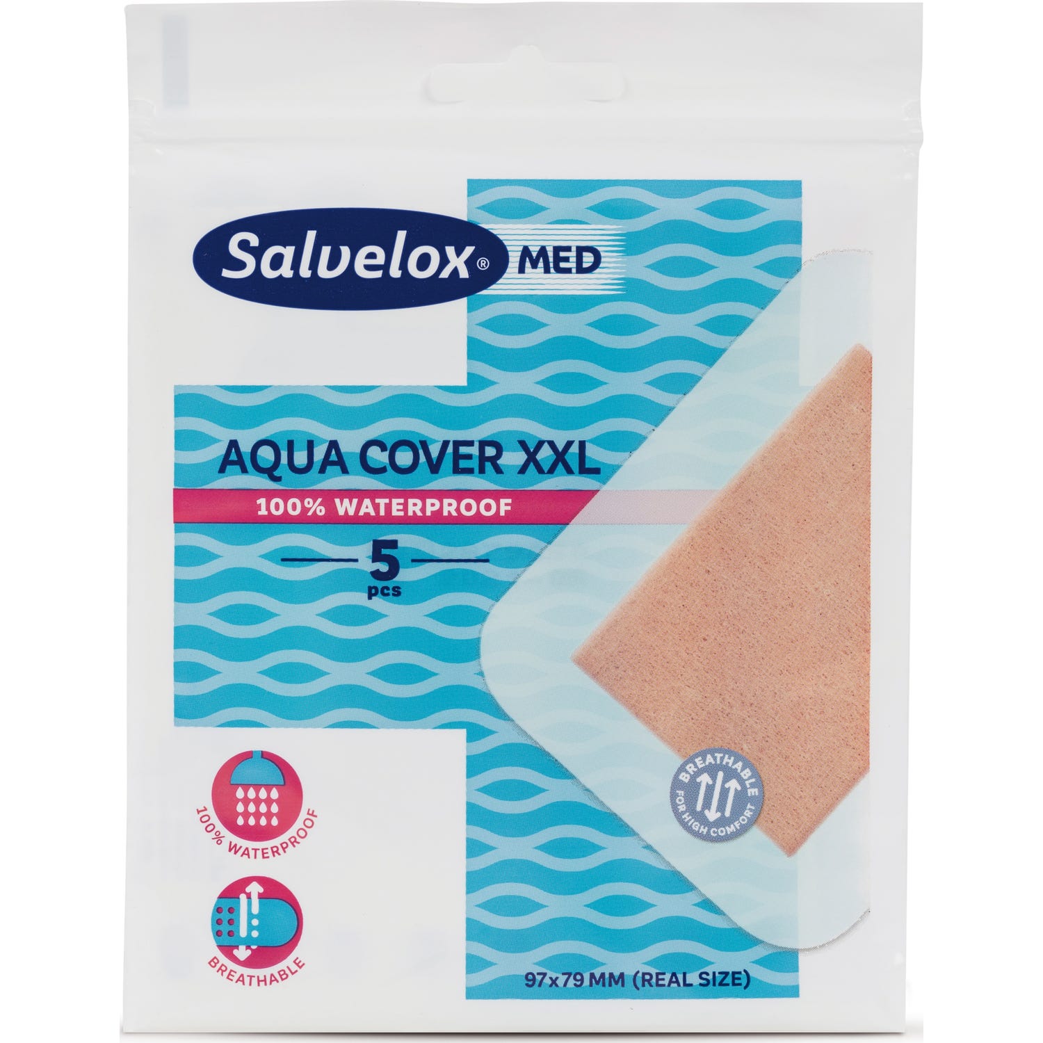 Salvelox Aqua Cover XXL apósitos 5uds