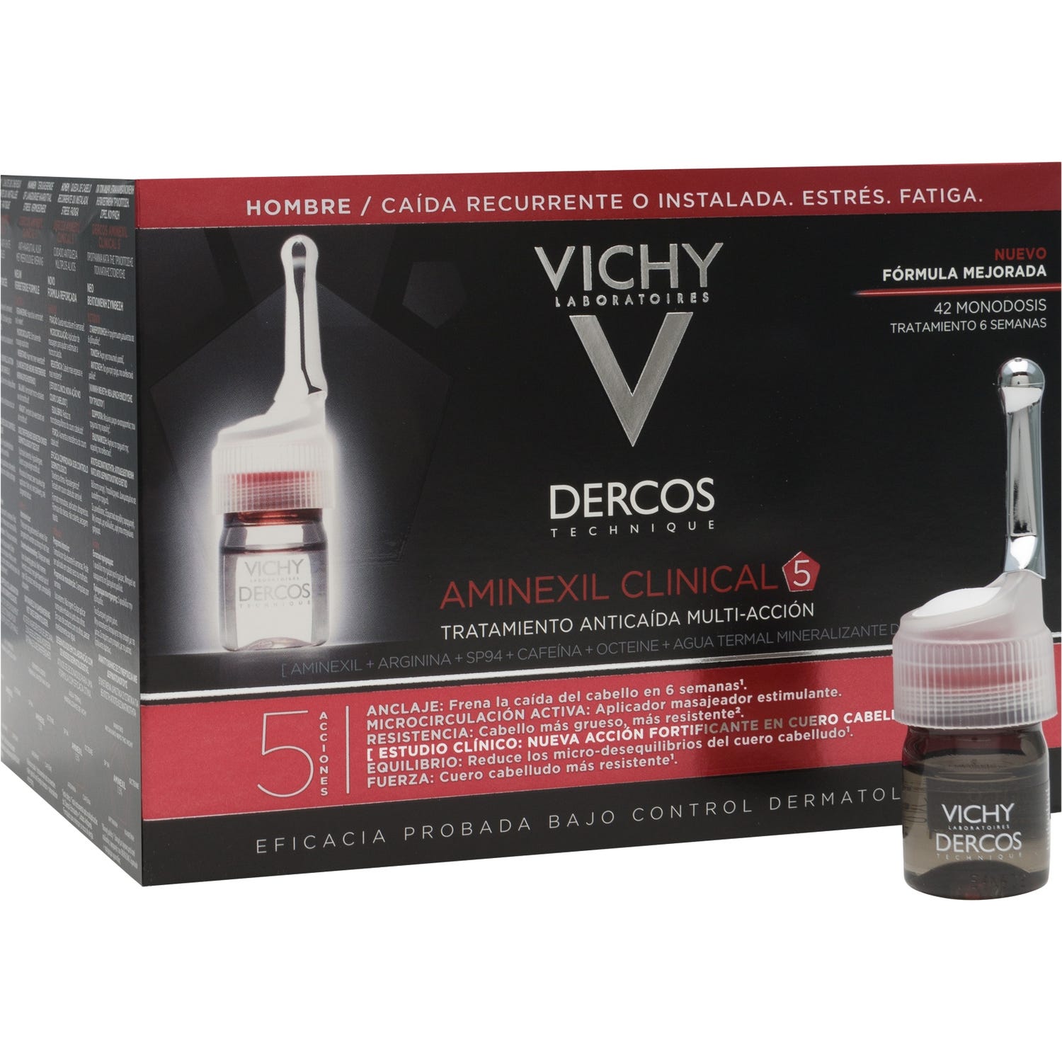 Vichy Dercos Technique Aminexil Clinical 5 Men 42x6ml