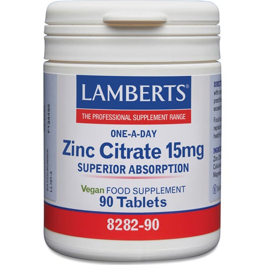 Lamberts Citrato Zinc 15 Mg 90 Cápsulas - Imagen 4