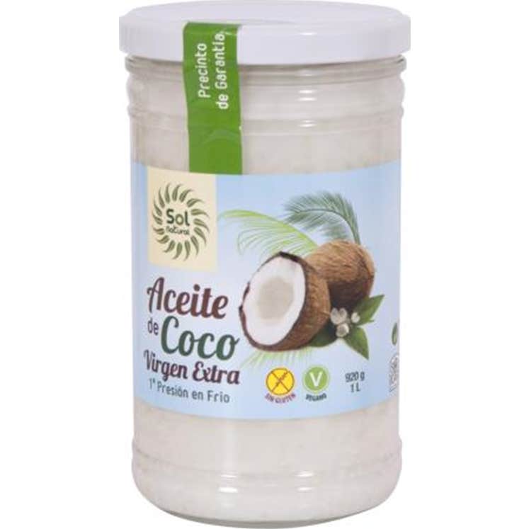 Solnatural Aceite de Coco Vírgen Extra Bio 1L