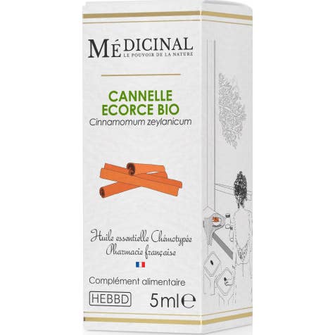 Médicinal Huile Essentielle Bio Cannelle 5 ml