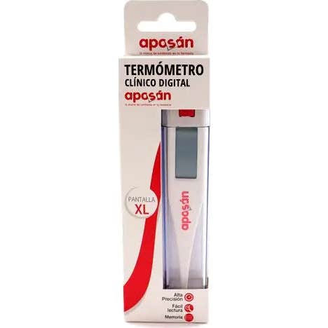 Aposan Termómetro Clínico Digital Pantalla XL 1ud