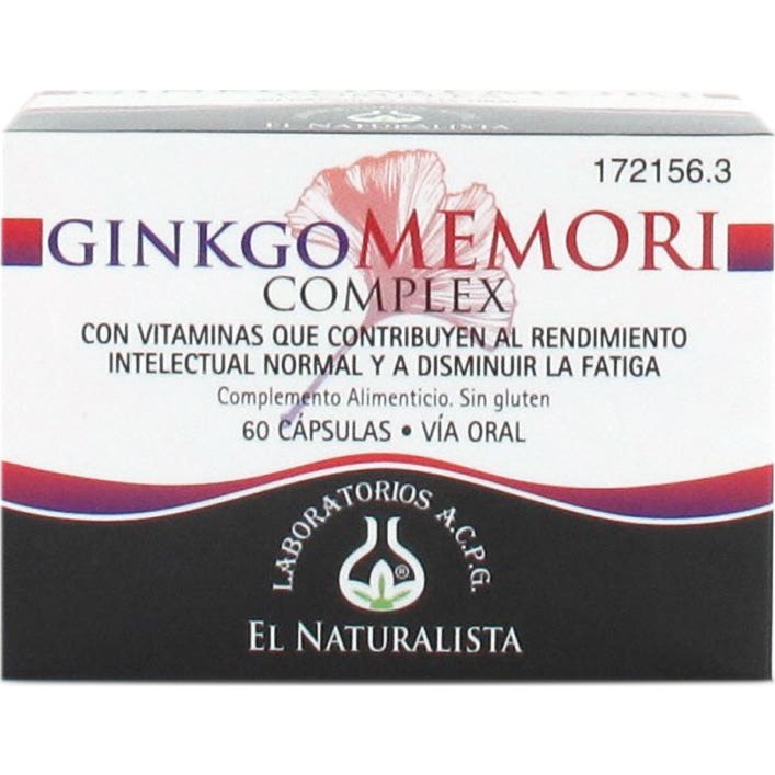 El Naturalista Ginkgomemori Complex 60 Cápsulas 60 Ct - Imagen 2