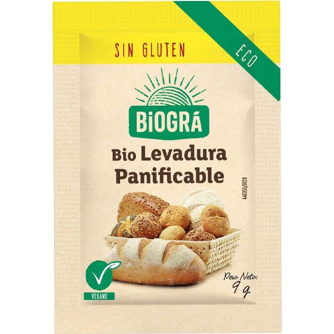 Biográ Levadura Pan Sin gluten Eco 9 g