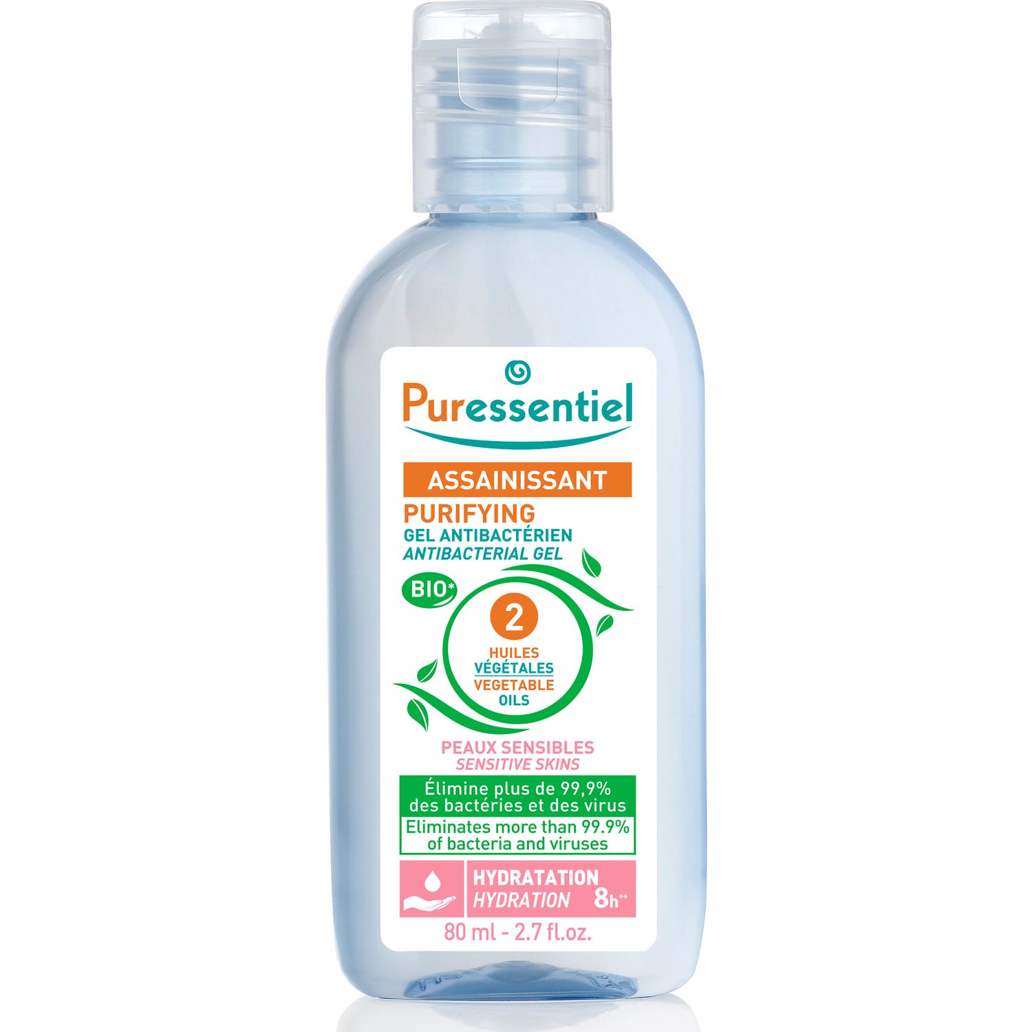 Puressentiel Gel antibacteriano para pieles sensibles 80ml