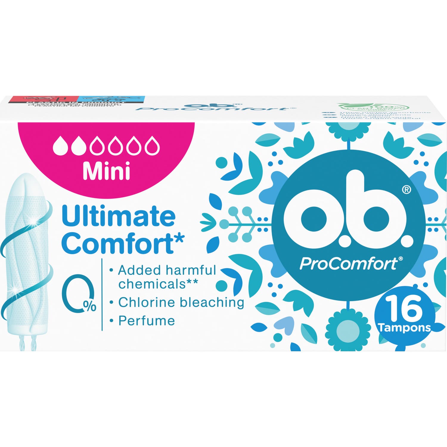 OB MINI PRO COMFORT 16PCS