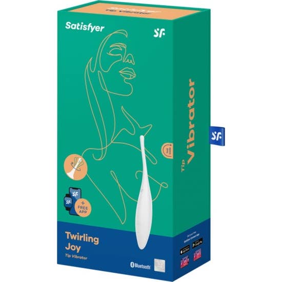 Satisfyer Twirling Joy Vibrador Blanco 1ud