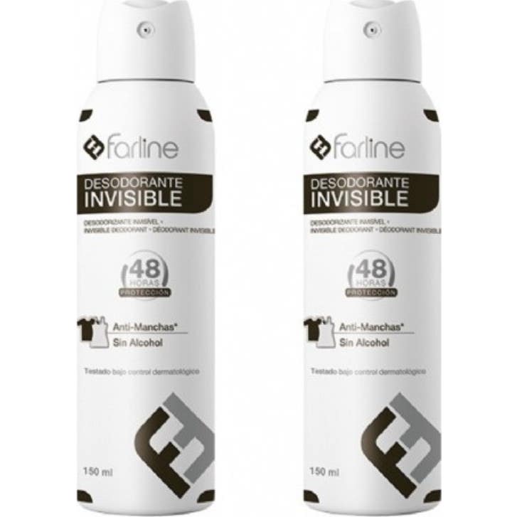 Farline Duplo Desodorante Invisible Hombre 2x150ml