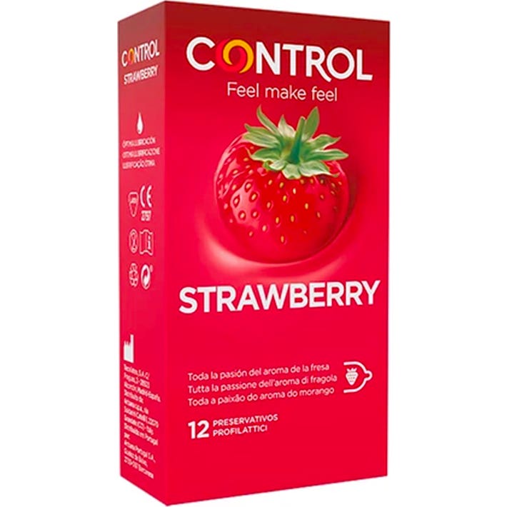 Control Preservativos Fresa 12uds
