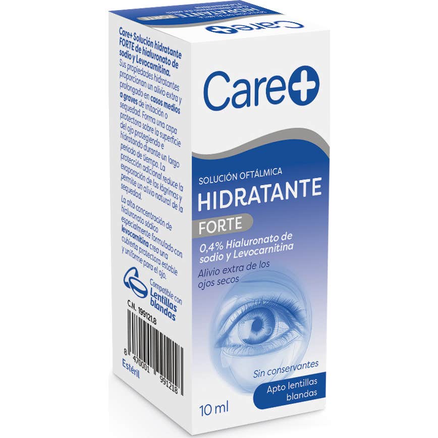 Care+ Solución Oftálmica Hidratante Forte 10ml