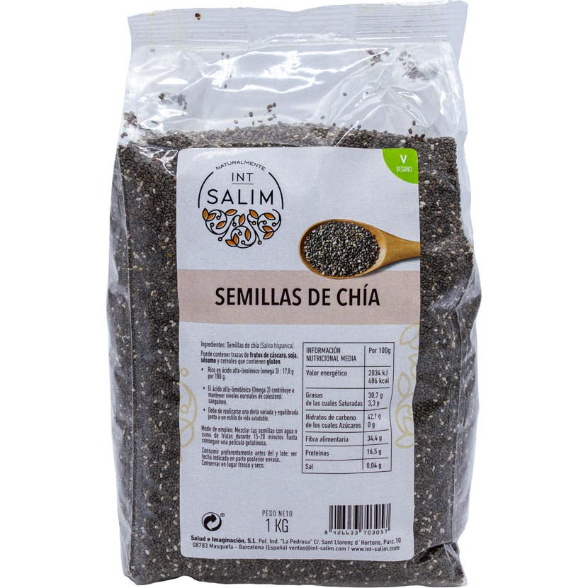 Int-Salim Semillas de Chía 1Kg