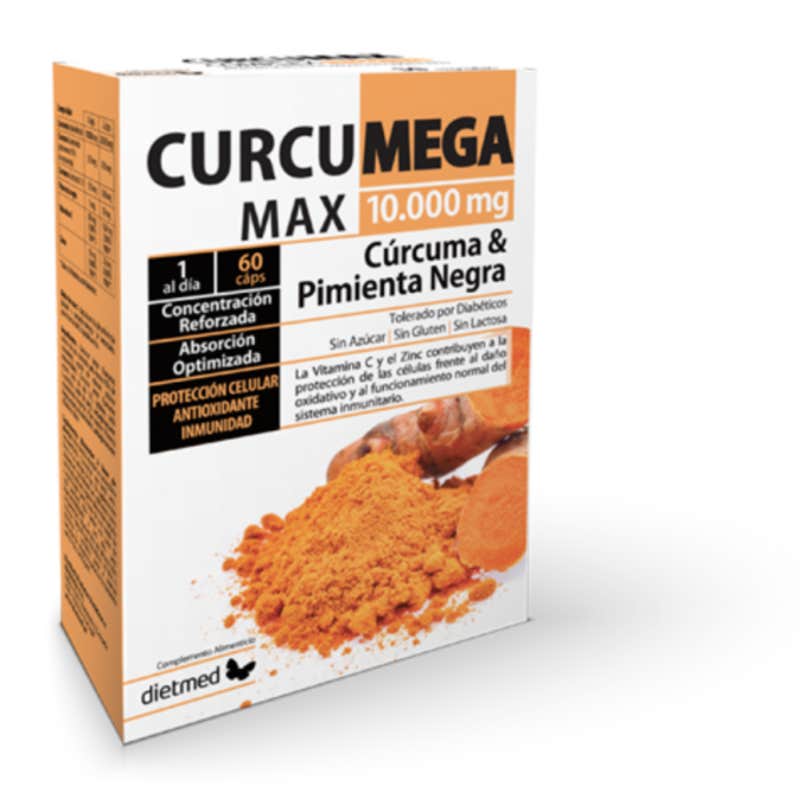 Dietmed Negra Curcumega Max 10.000 Mg 60Caps