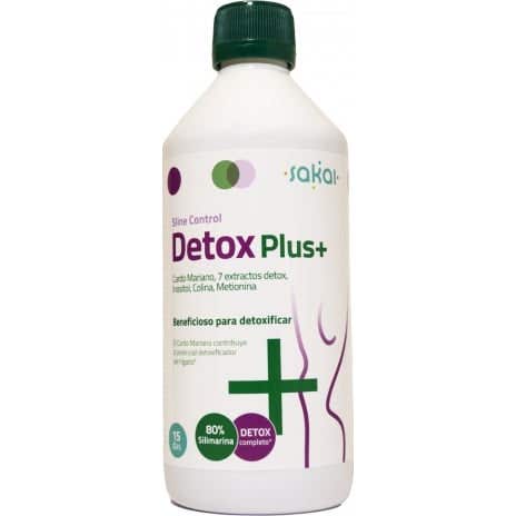 Sakai Negro Sline Control Detox Plus 500 Ml - Imagen 2