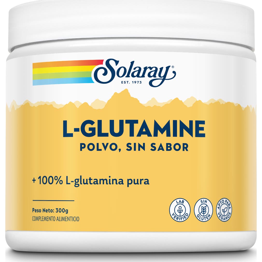 Solaray L-Glutamina Polvo 300 g