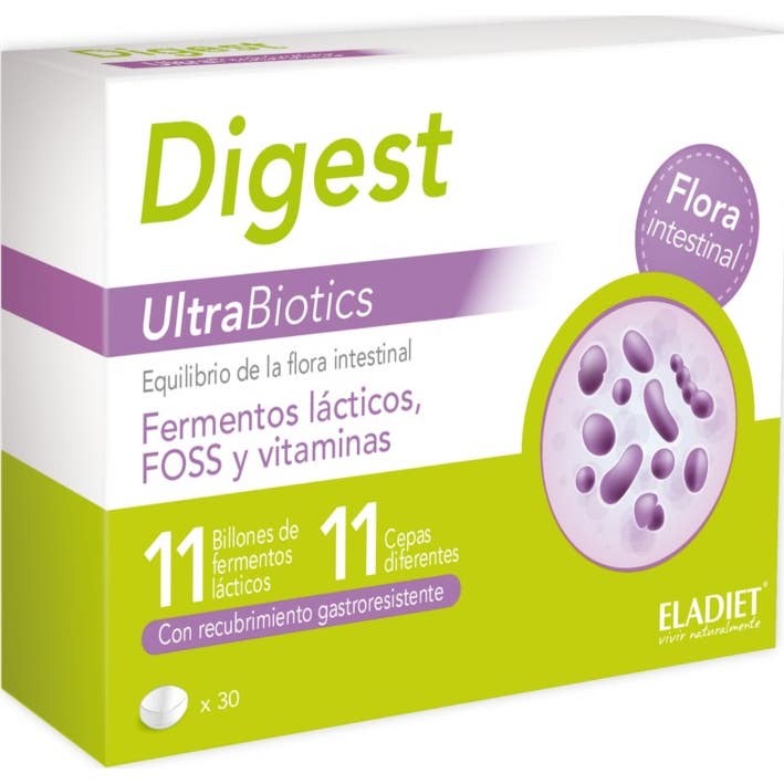 Eladiet Digest Ultra Probiotic 30 Comprimidos - Imagen 3