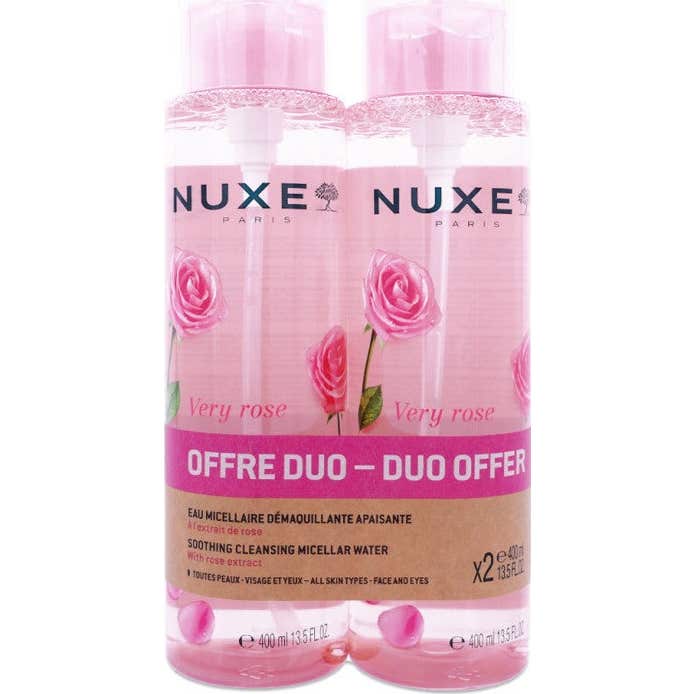 Nuxe Very Rose Agua Micelar Desmaquillante Calmante 2x400ml