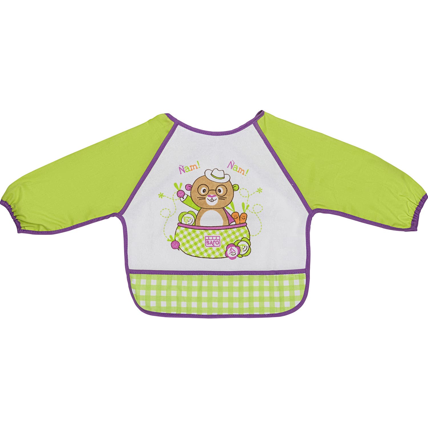 Saro Baberos con Mangas y Bolsillo 1ud