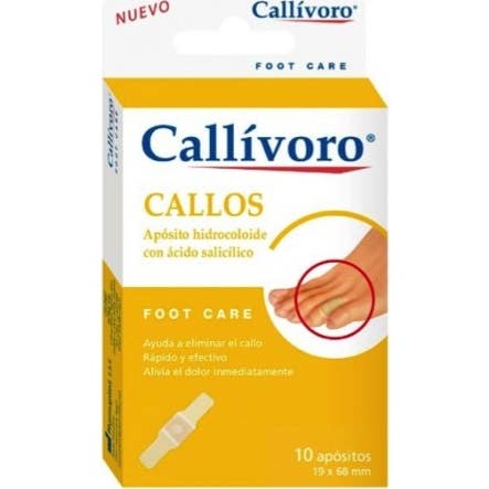 Callivoro Callos Apósito Hidrocoloide 19x68mm 10uds