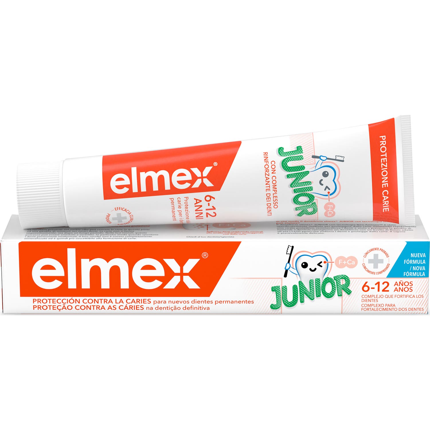 Elmex Protección Caries Junior Dentífrico para Niños 6-12 años 75ml
