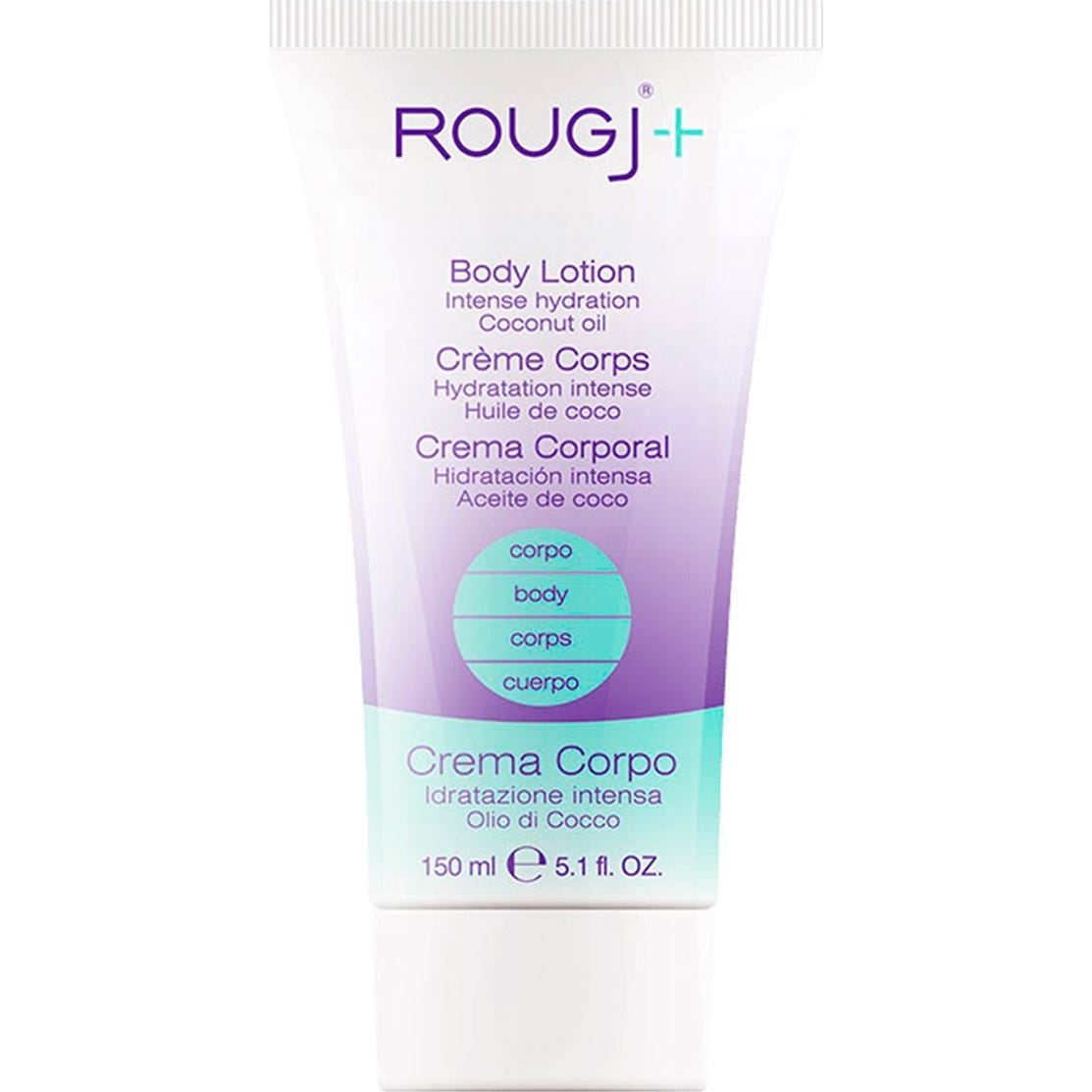 Rougj+ Crema Corporal 150 Ml. Hidratación Intensa Aceite De Coc