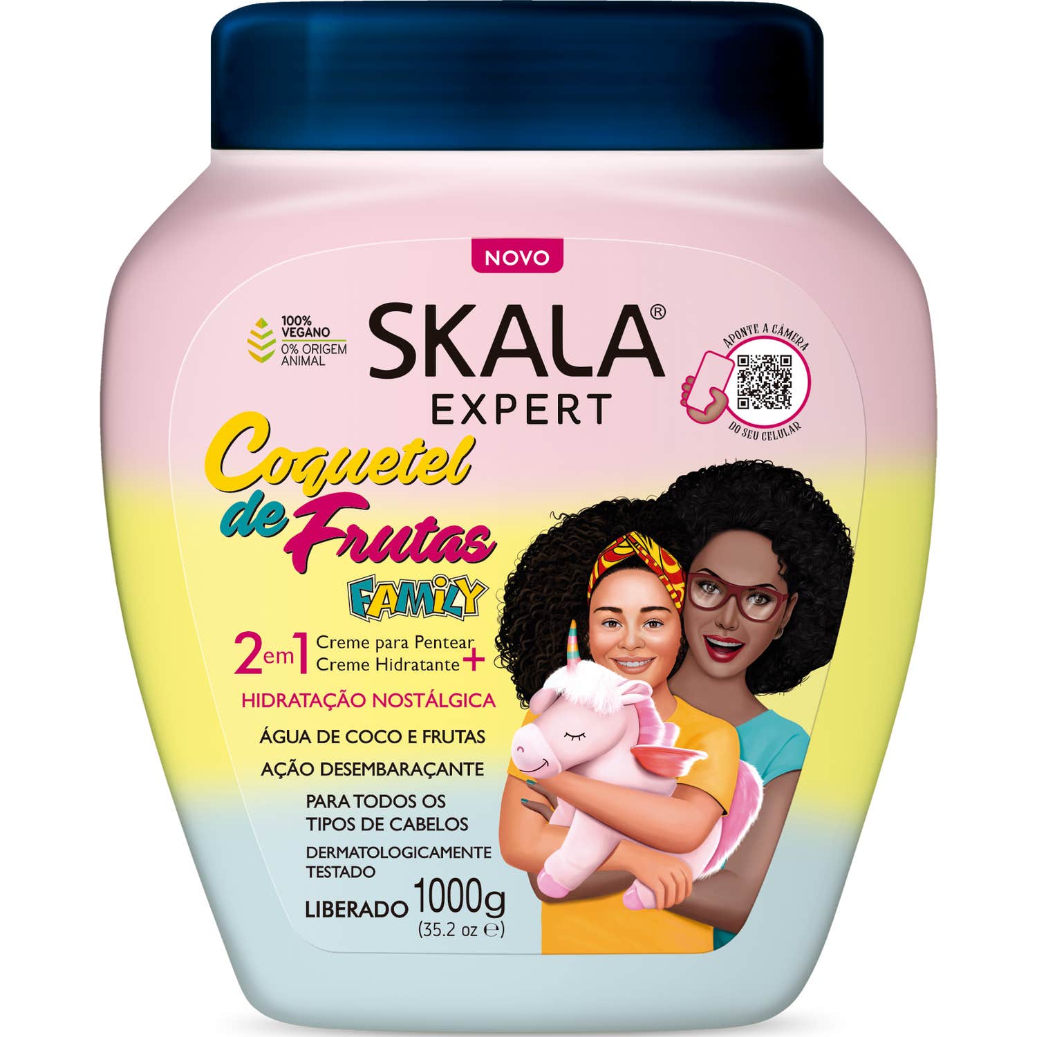 Skala Crema Acondicionadora Coquetel Fruta 1L