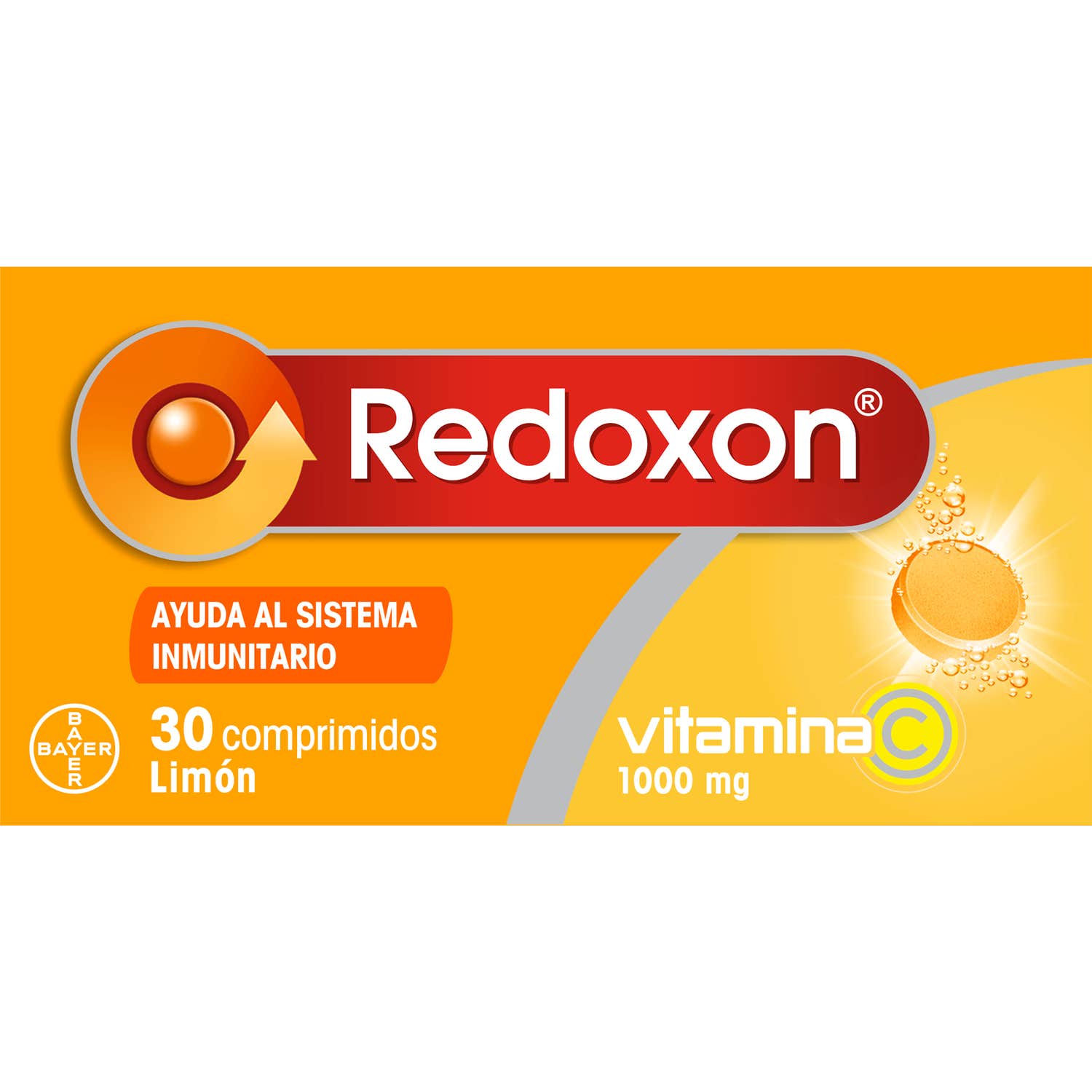 Redoxon Vitamina C Limón Efervescente 30comp