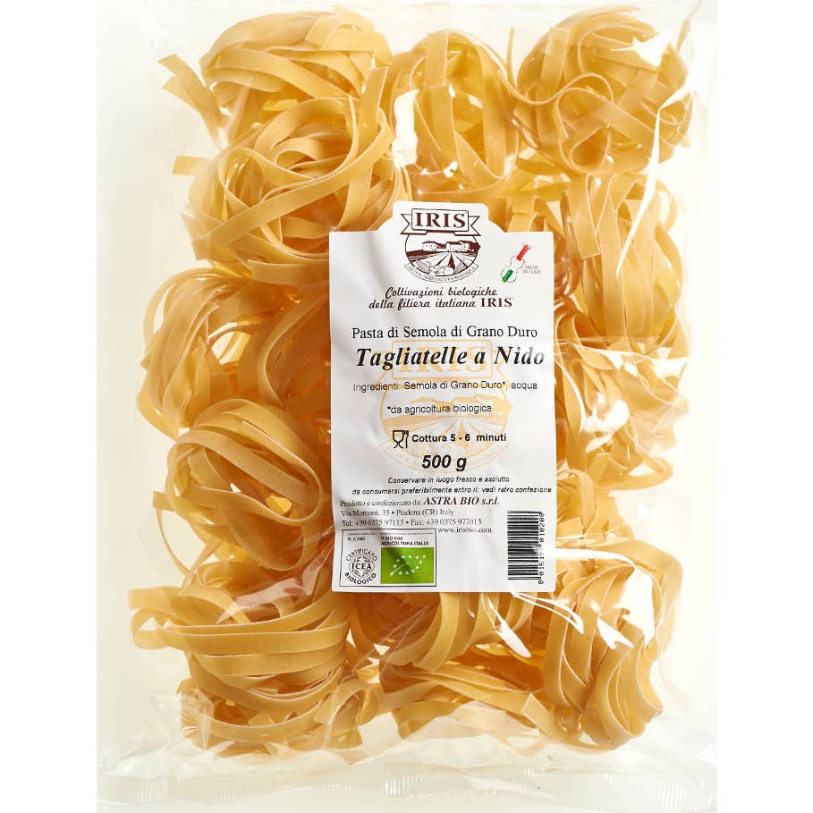Iris Pasta Tagliatelle Nido Trigo Duro Bio 500 g