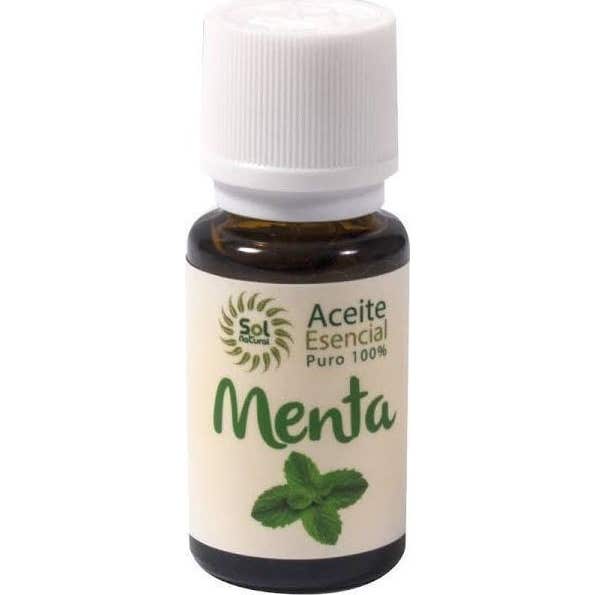 Sol Natural 5 X Aceite Esencial De Menta 15 Ml De Aceite Esencial - Imagen 2