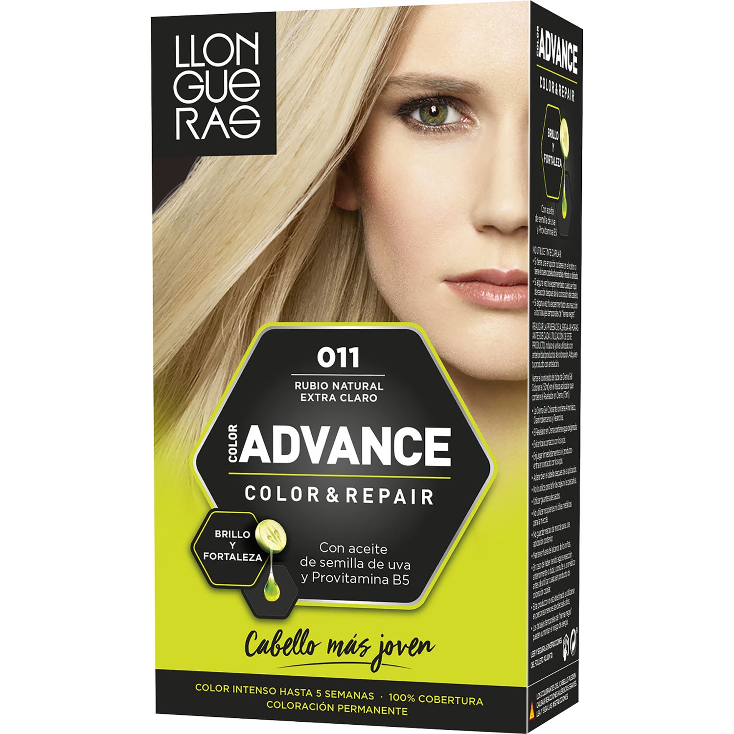 Llongueras Color Advance Tinte de Cabello N011 Rubio Natural Extra Claro1ud