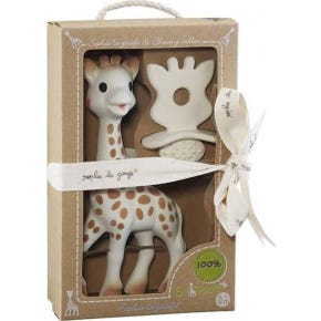 Sophie La Girafe + Chupete 100% Hevea Natural