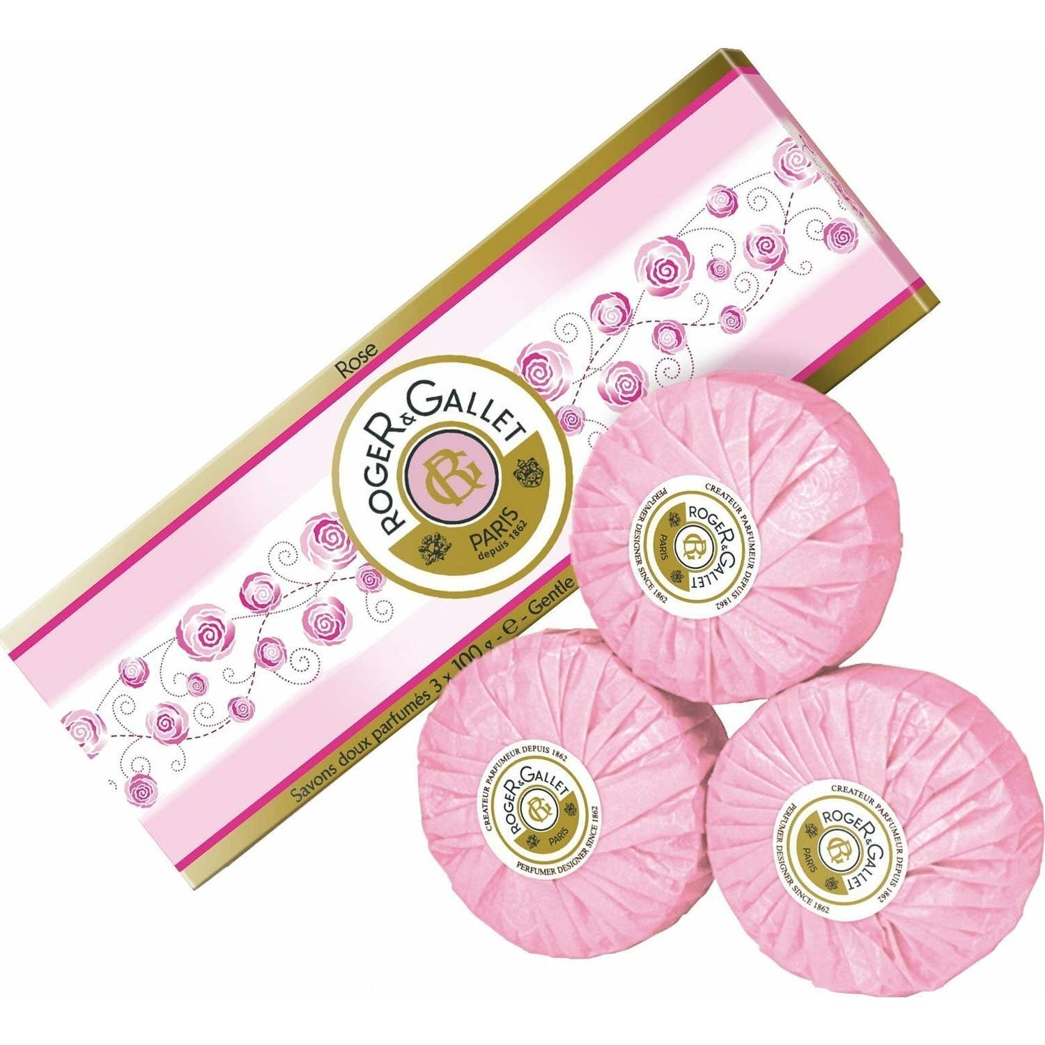 Roger&Gallet Rose Jabón 3x100g