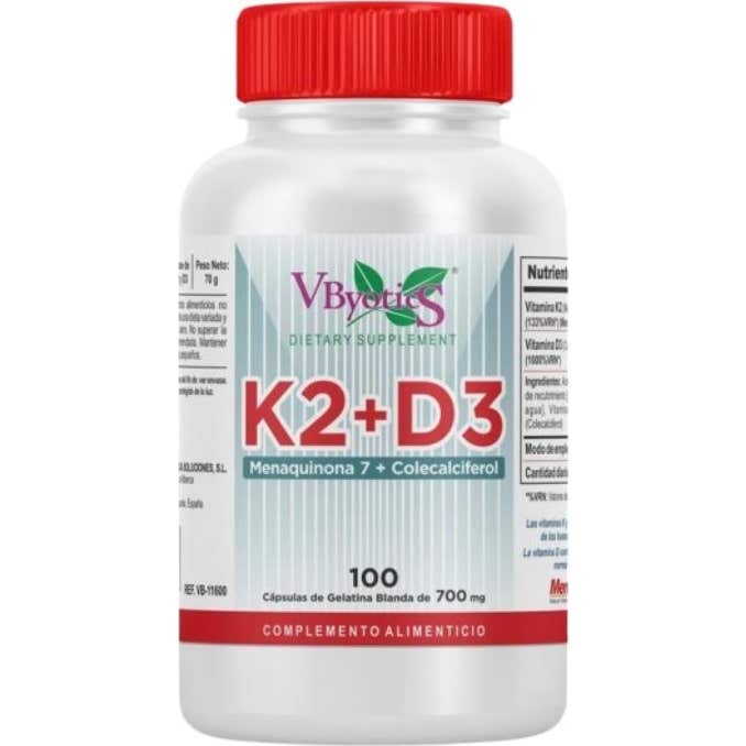 Vbyotics 3 X Vitamina K2+D3 100 Perlas De 700Mg - Imagen 2