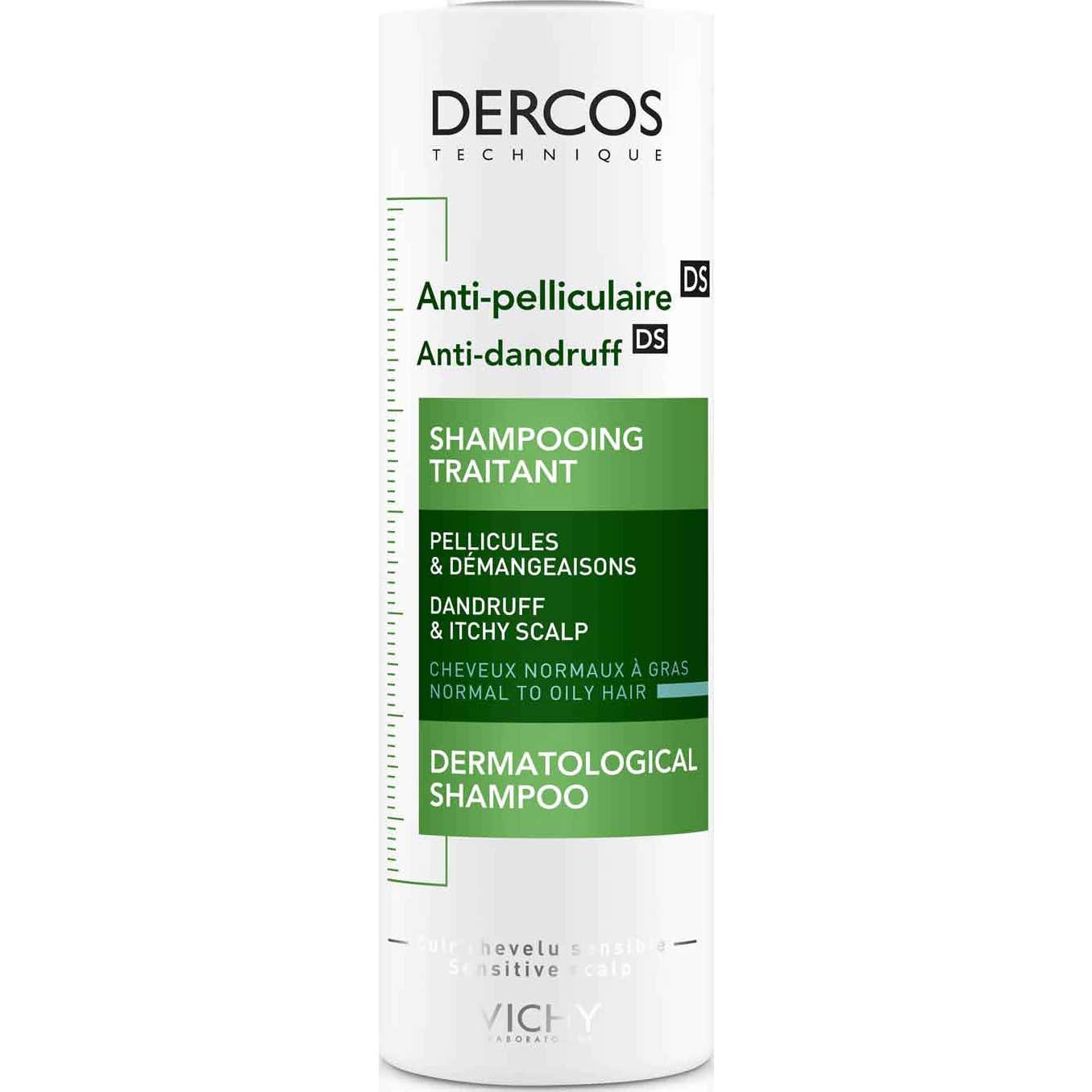 Vichy Dercos Technique Anticaspa DS Champú Cabello Normal Graso 200ml