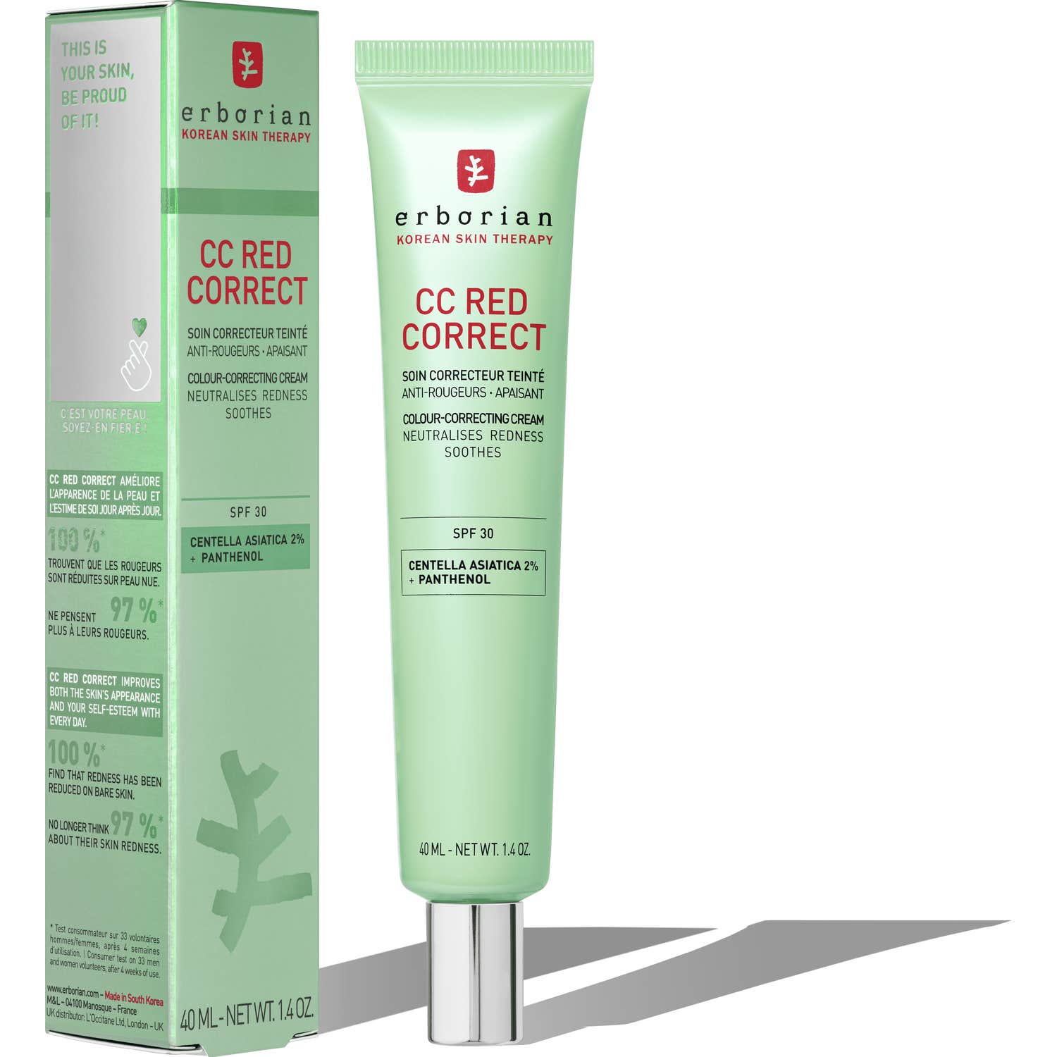 Erborian Verde Cc Red Correct 40 Ml