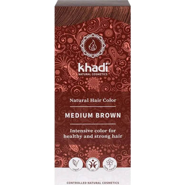 Khadi Tinte Castaño Medio 100% Vegetal 100g