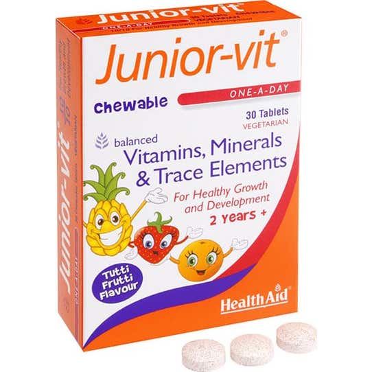 Health Aid Junior Vit 30 Comprimidos - Imagen 2